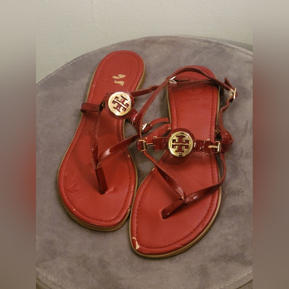 Tory Burch Ali Thong sandal Red size 9.5